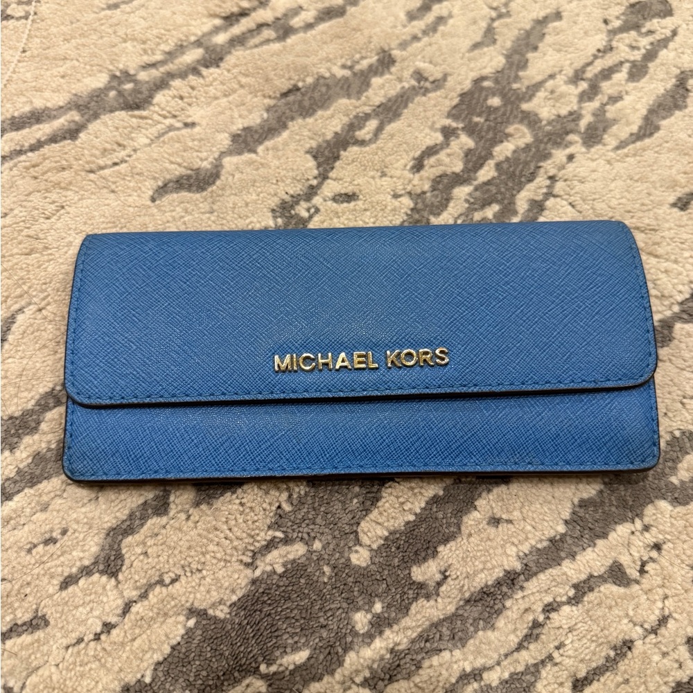 Michael Kors Chic Blue bifold wallet